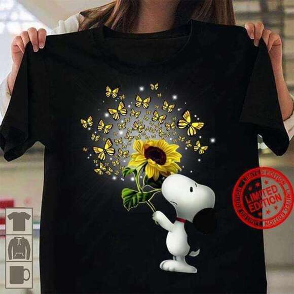Jasper
D Other - Snoopy Sunflower Cute Cartoon Aesthetic Graphic Unisex T-Shirt